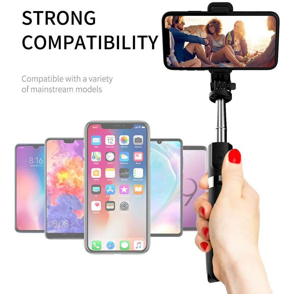 Bluetooth Remote Selfie Stick Tripod Phone Stand Desk Holder For iPhone Samsung