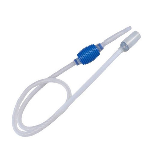 Aquarium Siphon Fish Tank Syphon Vacuum Cleaner Pump Semi-automatic WaterChange