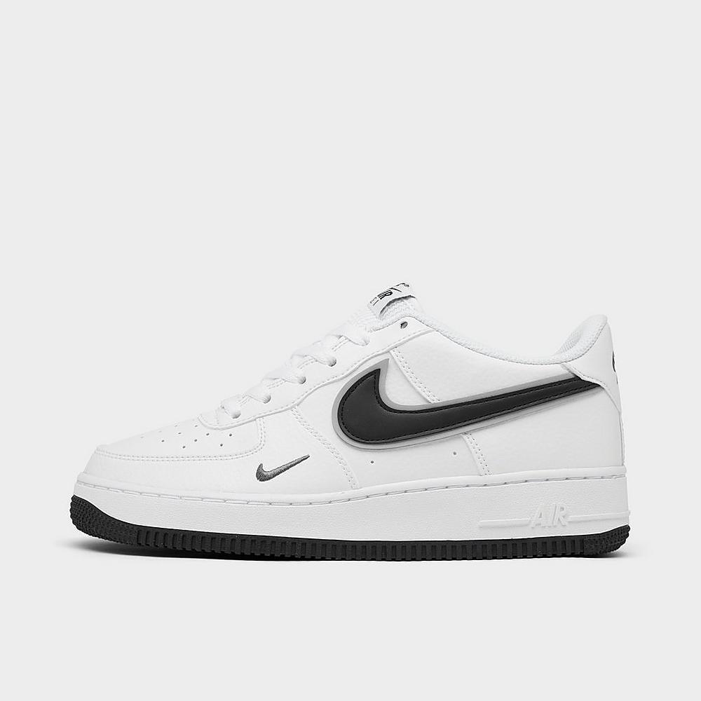 Кроссовки NIKE AIR FORCE 1 SE для мальчиков и подростков, белые/черные/светло-серые, DX9269-100