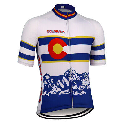 Colorado Jersey Cycling USA  Summer  Wear Mountain Bike Clothes Bicycle T-shirt