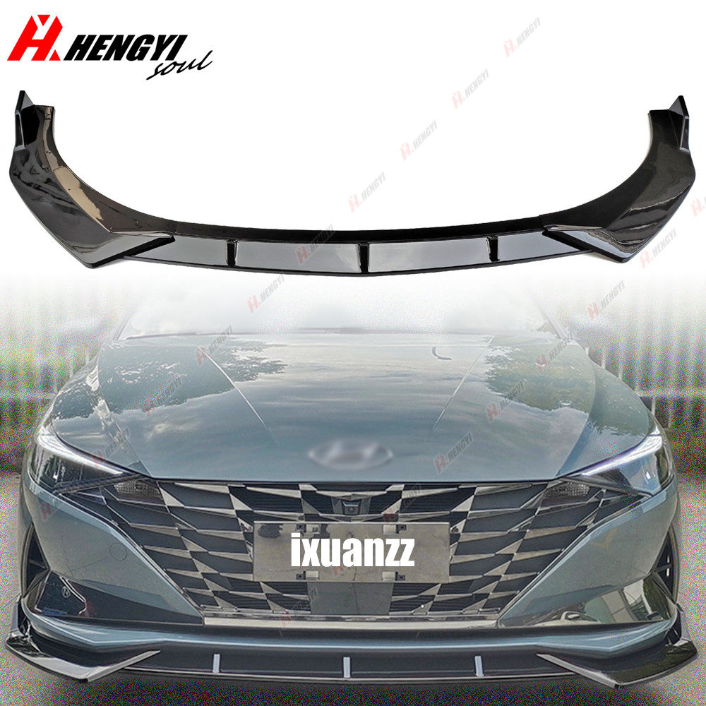 Fits 21-23 Hyundai Elantra 4DR Sedan Matte Black PP 3PC