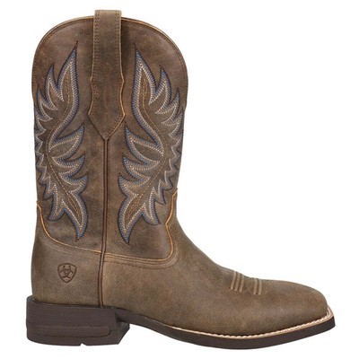 Мужские коричневые повседневные ботинки Ariat Brander Square Toe Cowboy 10040409