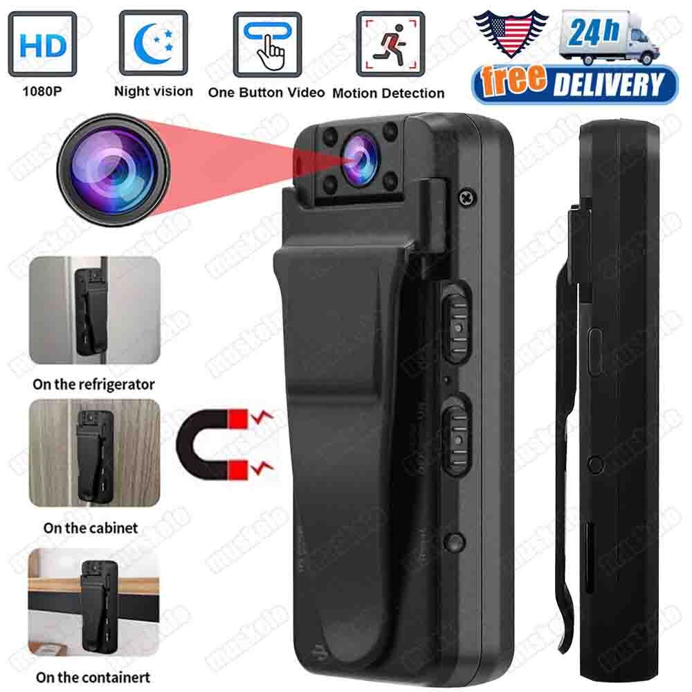 Mini Hidden Spy Camera Home Security Nanny Cam Full HD 1080P DVR Night Vision