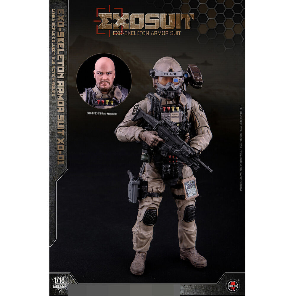 SoldierStory SSE001 1/18 EXO-Skeleton Armor Suit XO-01 Action
