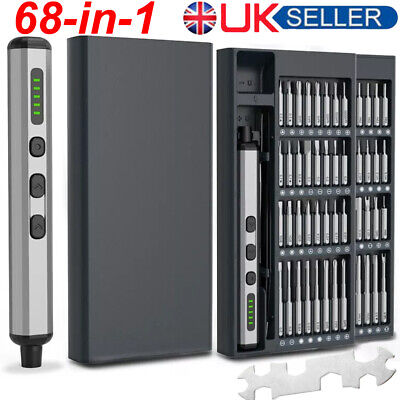 68 In 1 Cordless Electric Screwdriver Kit Mini Power Precision Screwdriver Set