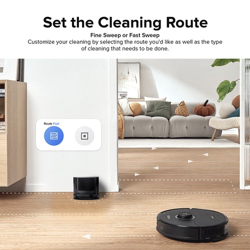 Roborock S8 Robot Vacuum and Mop, DuoRoller Brush, 6000Pa -Certified Refurbished