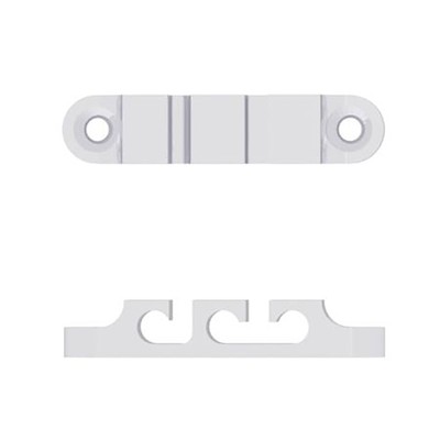 Hipshot 2SR-03C 405200C Bass String Retainer, 3-String, Chrome