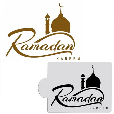 Ramadan Kareem cake stencil baking cake decoration tools Kitchen Accessories...