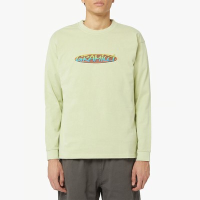 

Gramicci Unisex Oval L/S Tee Men дымчато-мятный пигмент, Зеленый, Gramicci Unisex Oval L/S Tee