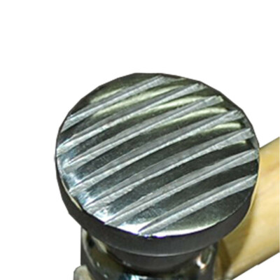 Round Dimples Stripe Texturing Hammer Jewelry Metal Forming 2 Faces Patterns