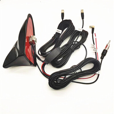 New Car Shark Fin Roof Antenna DAB GPS FM WIFI Stereo Radio Navigation Amplifier