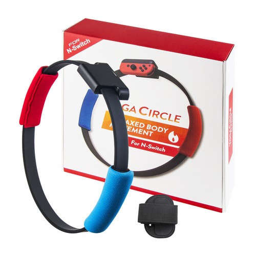 For Nintendo Switch Ring Fit Adventure Fitness Ring Con Leg Strap Set