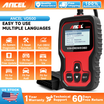 ANCELVD500 Car Code Reader Diagnostic Tool Fit For VW Fit for Audi Fit For Skoda