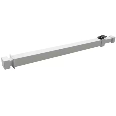 IDEAL SECURITY 15.7 in. to 26.75 in. White Adjustable Window Security Bar BK111W