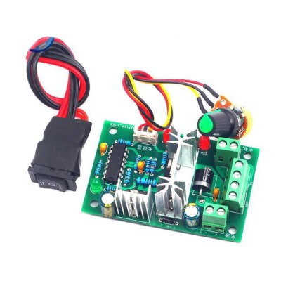 1PCS DC 6-30V 6A Governor Motor Speed Controller Reversible Reverse Switch Board