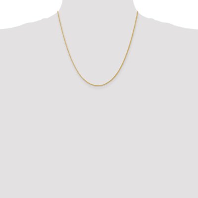 Pre-owned Superdealsforeverything Real 14kt Yellow Gold 1.5mm D/c Wheat Chain; 20 Inch
