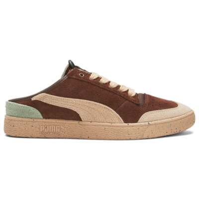 

Puma Childhood Dreams X Ralph Sampson Lace Up Mules Мужские коричневые кроссовки повседневные, Коричневый, Puma Childhood Dreams X Ralph Sampson Lace Up Mules