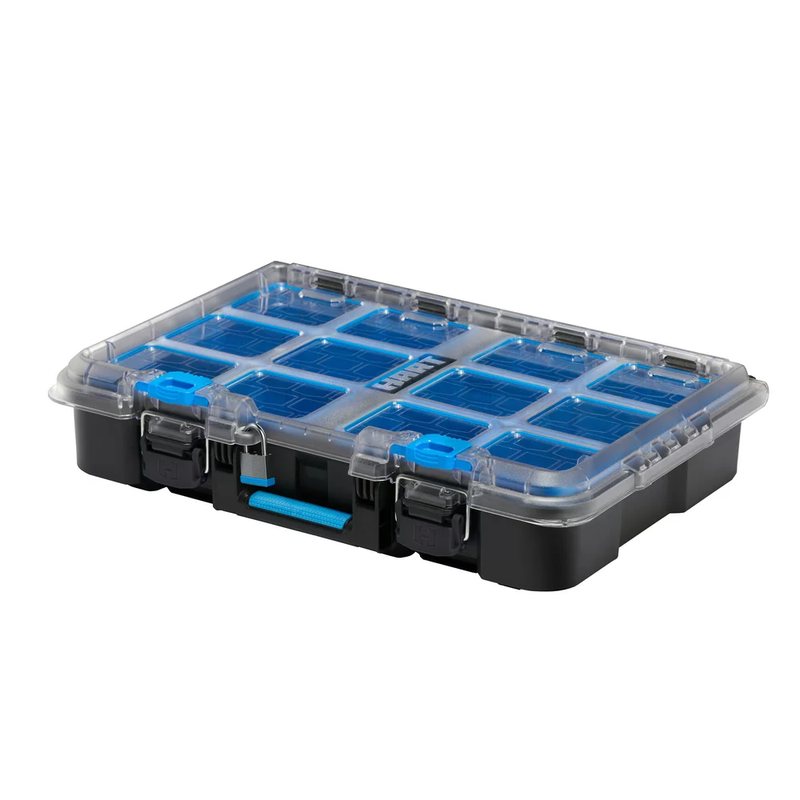 Stack System Tool Box with Removable Organizer Bins, Fits Modular Storage