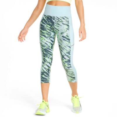 

Леггинсы для бега с высокой талией Puma 5K Graphic High Waist Женские Синие 521393-20, Синий, Puma 5K Graphic High Waist Running Leggings