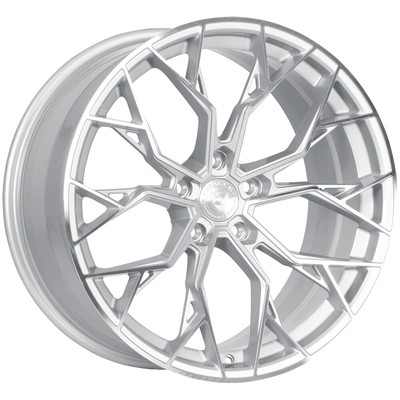 Dolce Performance Aria 19x8.5 5x120 +28mm Silver Wheel Rim 19'' Inch