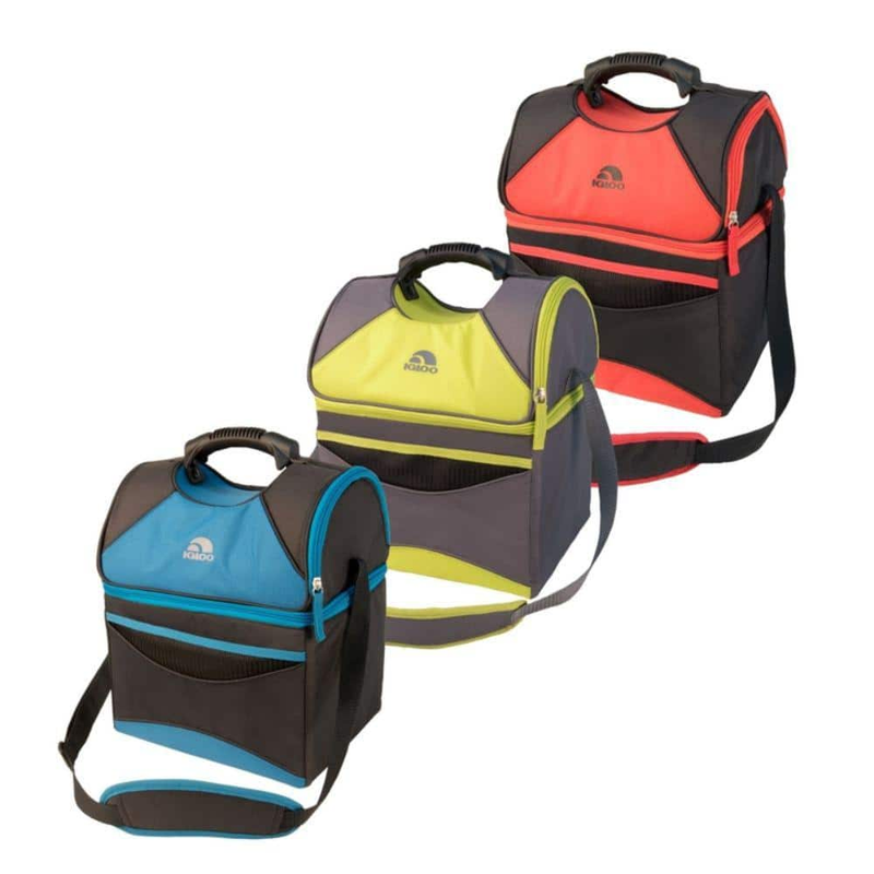 Playmate Gripper Cooler Front Slip Pocket Soft-Side Insulated Lunch Bag 12"x10"
