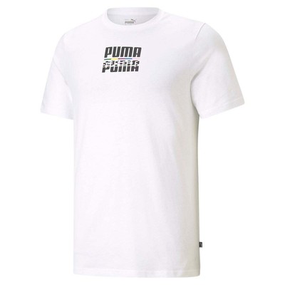 Футболка Puma Core International Logo с круглым вырезом и коротким рукавом мужская, размер M, повседневная