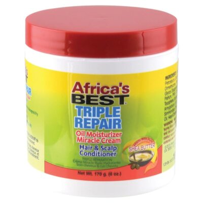 Africa's Best Triple Repair Oil Moisturizer Hair and Scalp Conditioner 6 oz