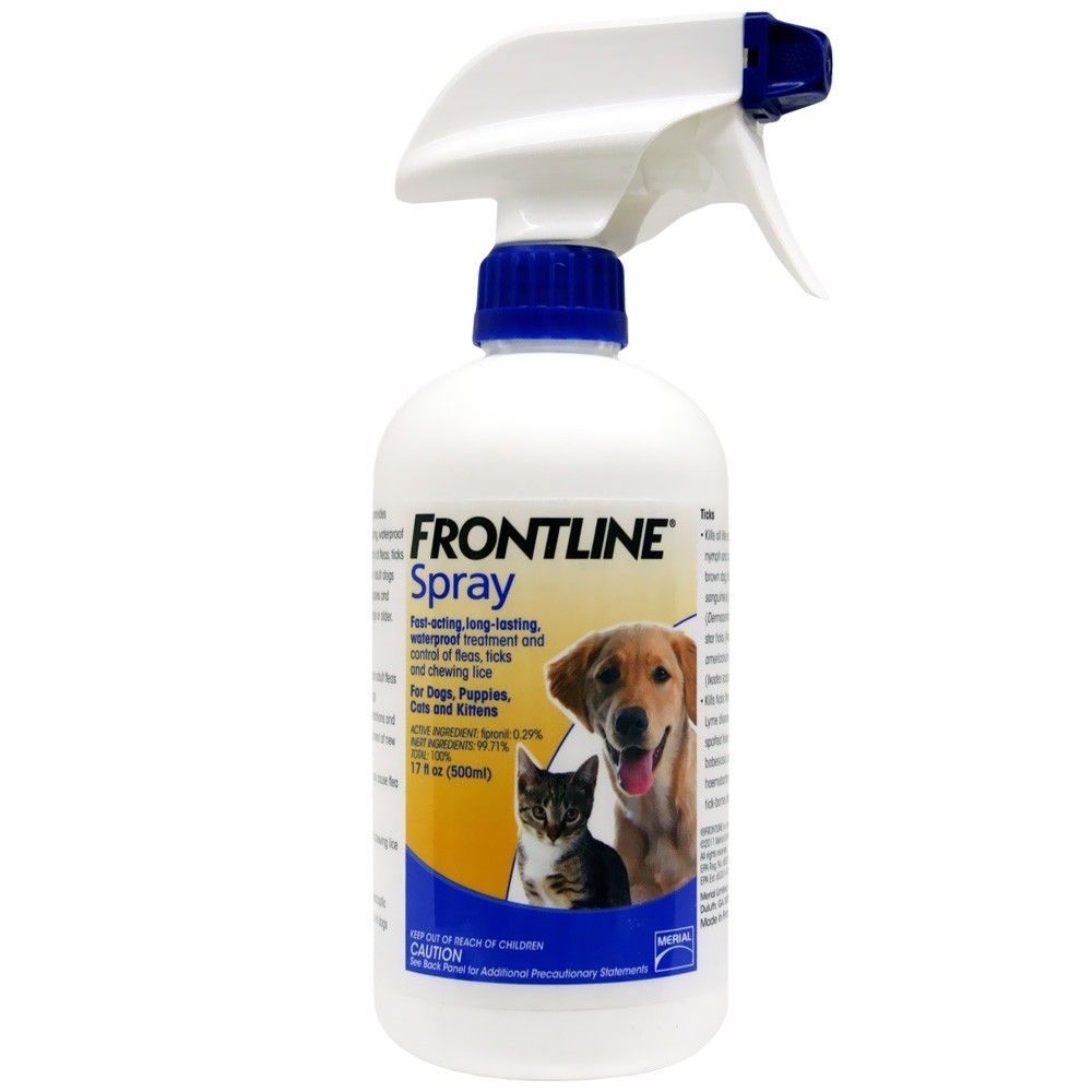 Spray tópico de pulgas e carrapatos para cachorros FRONTLINE