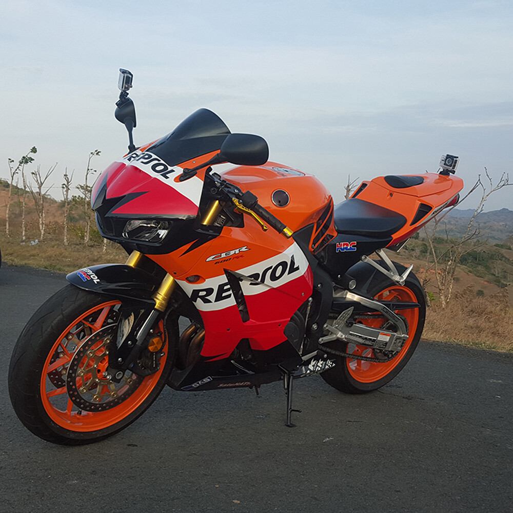 Orange Red Black Repsol Fairing Kit For Honda CBR600RR 2013