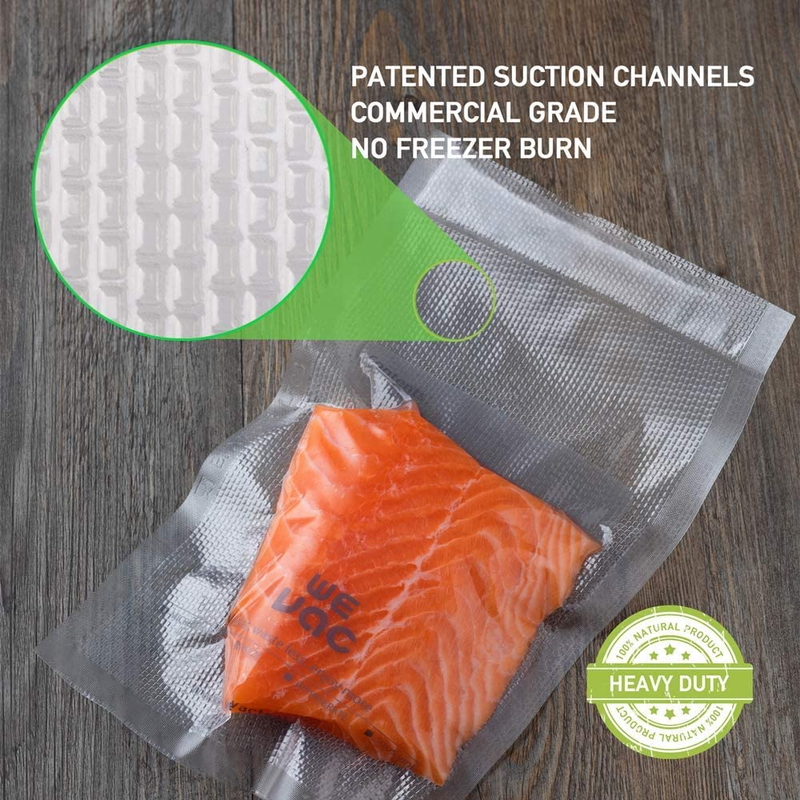 8''x100' & 11''x100' 2 Rolls Food Vacuum Seal Roll Keeper with Cutter, Ideal Vac