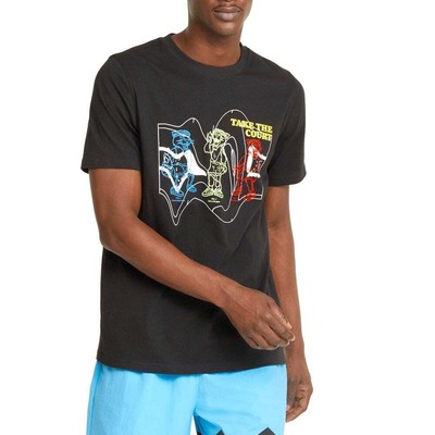 

Puma Qualifier Crew Neck Футболка с коротким рукавом Мужские черные повседневные топы 53210615, Черный, Puma Qualifier Crew Neck Short Sleeve TShirt