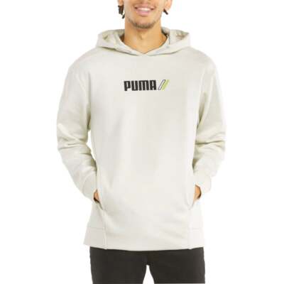 

Puma RadCal Winterized Logo Pullover Hoodie Mens Off White Повседневная верхняя одежда 5893