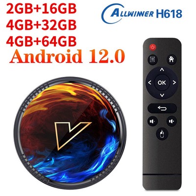 VONTAR H1 Android 12 TV Box Allwinner H618 6K 4K BT5.0 Wifi6 Voice Media Player