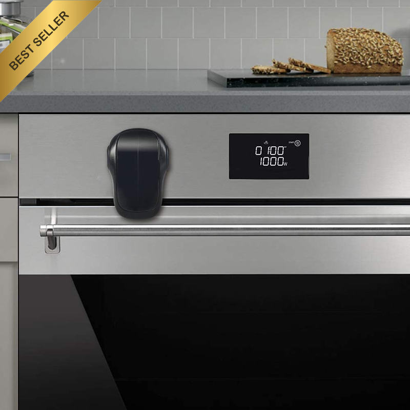 Child Safety Heat-Resistant Oven Door Lock, Oven Front Lock for Kids Easy to Ins