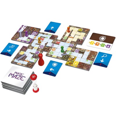Sit Down Magic Maze Board Game Cooperative game for 1 to 8 Players Ages 8 and Up