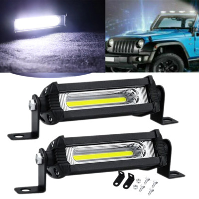 4inch LED Light Bar Slim Small Single Row Work Light Off-Road Lamp Car Truck SUV