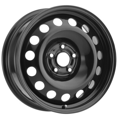 Vision SW60 Steel Mod 16x6.5 5x5" +39mm Matte Black Wheel Rim 16" Inch