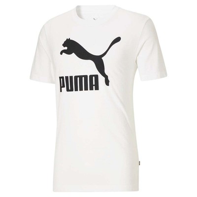

Puma Classics Logo Футболка с круглым вырезом и короткими рукавами Мужские повседневные топы размера  5332, Белый, Puma Classics Logo Crew Neck Short Sleeve T-Shirt