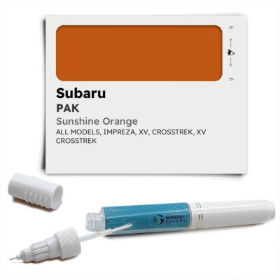 PAK Orange Touch Up Paint for Subaru IMPREZA XV CROSSTREK GTE SUNSHINE ORANGE Pe