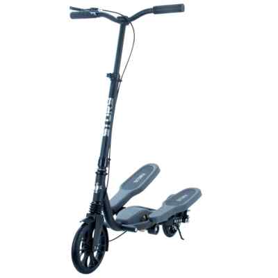 Story Stepper Big Wheel Step Scooter Black