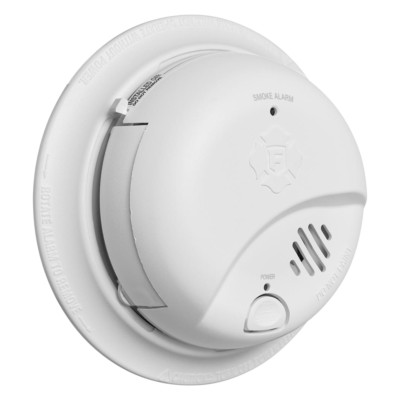 BRK First Alert SMI100-AC (1046836) Interconnect Hardwire Smoke Alarm With Batte