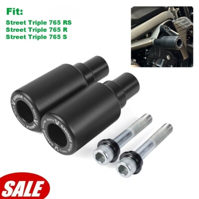 For 17-21 Street Triple 765 RS/R/S CNC Frame Sliders Guard Anti Crash Protector