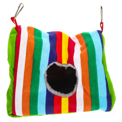 Bird Hammock Cloth Decorative Parrot Nest Pet Cage Sleeping Bed Supple