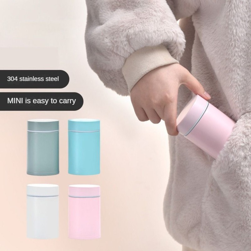 Portable Thermal Water Bottle Stainless Steel Braising Beaker  Gift
