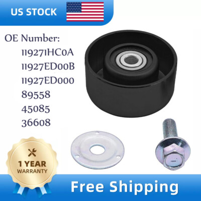 For 2009-18 Nissan Versa Versa Note Accessory Drive Belt Tensioner Idler Pulley