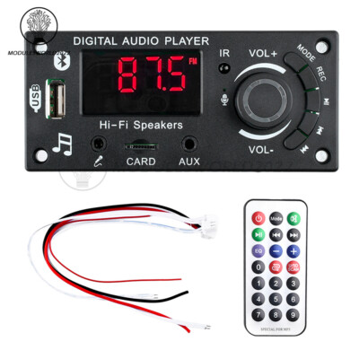 DC5-25V MP3 Decoder Board 2*50W Bluetooth Amplifier Car Audio Player FM Radio US
