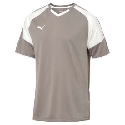 

Футболка Puma Borussia Logo для мальчиков с коротким рукавом и V-образным вырезом Серый 703038-12, Grey, Puma Borussia Logo VNeck Short Sleeve Soccer Jersey