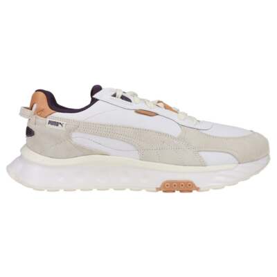 

Мужские бежевые кроссовки Puma Wild Rider Sc Lace Up Повседневная обувь 381901-01, Бежевый, Puma Wild Rider Sc Lace Up