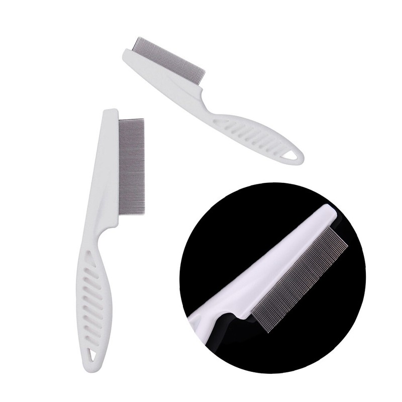 Pin Plastic Fine Toothed Cleaning Flea Tool Pet Comb Hair Lice