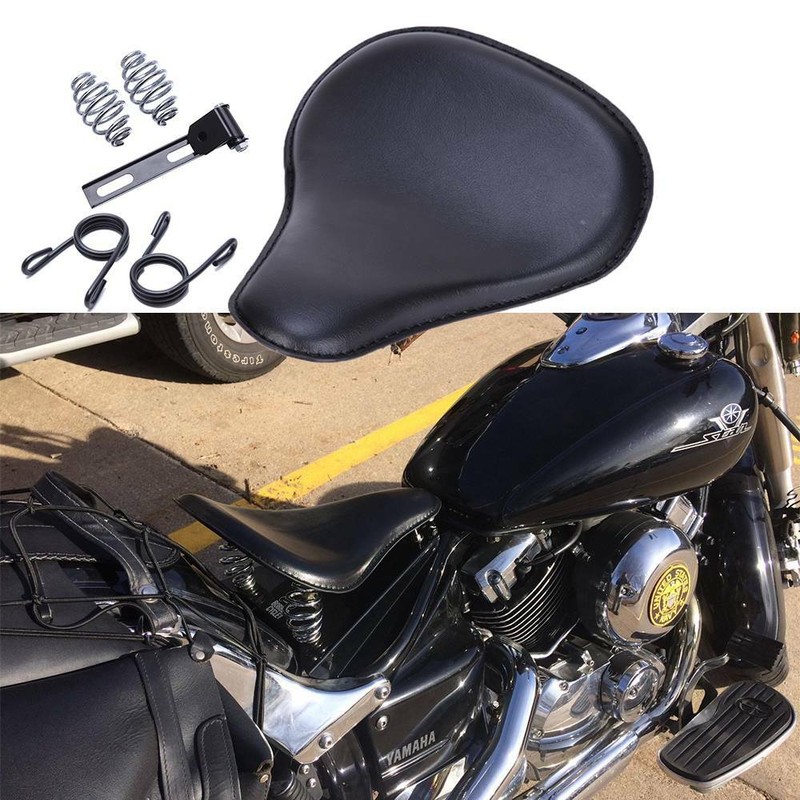 Bobber Motorcycle Spring Solo Seat Saddle For Yamaha XV 950 V Star 650 950 1100